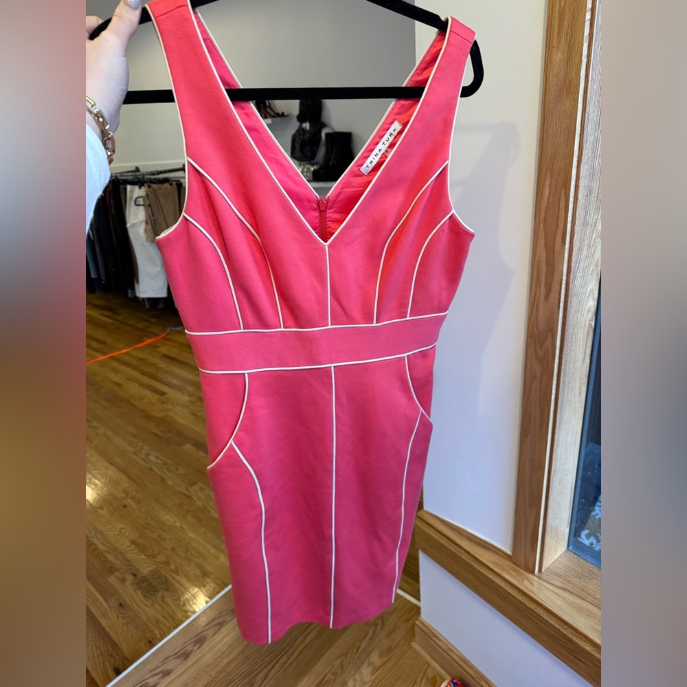 Trina Turk Dress Hibiscus